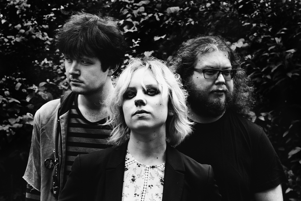 Black and white band photograph of I'm a Sloth.